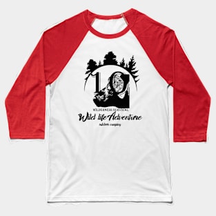 wild life adventure - camping outdoor Baseball T-Shirt